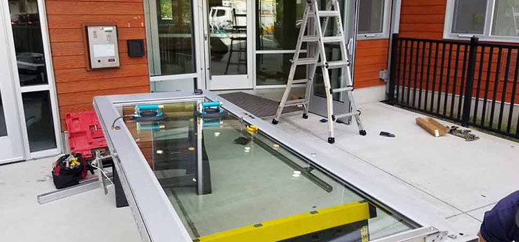 storefront door glass replacement Glen Avon